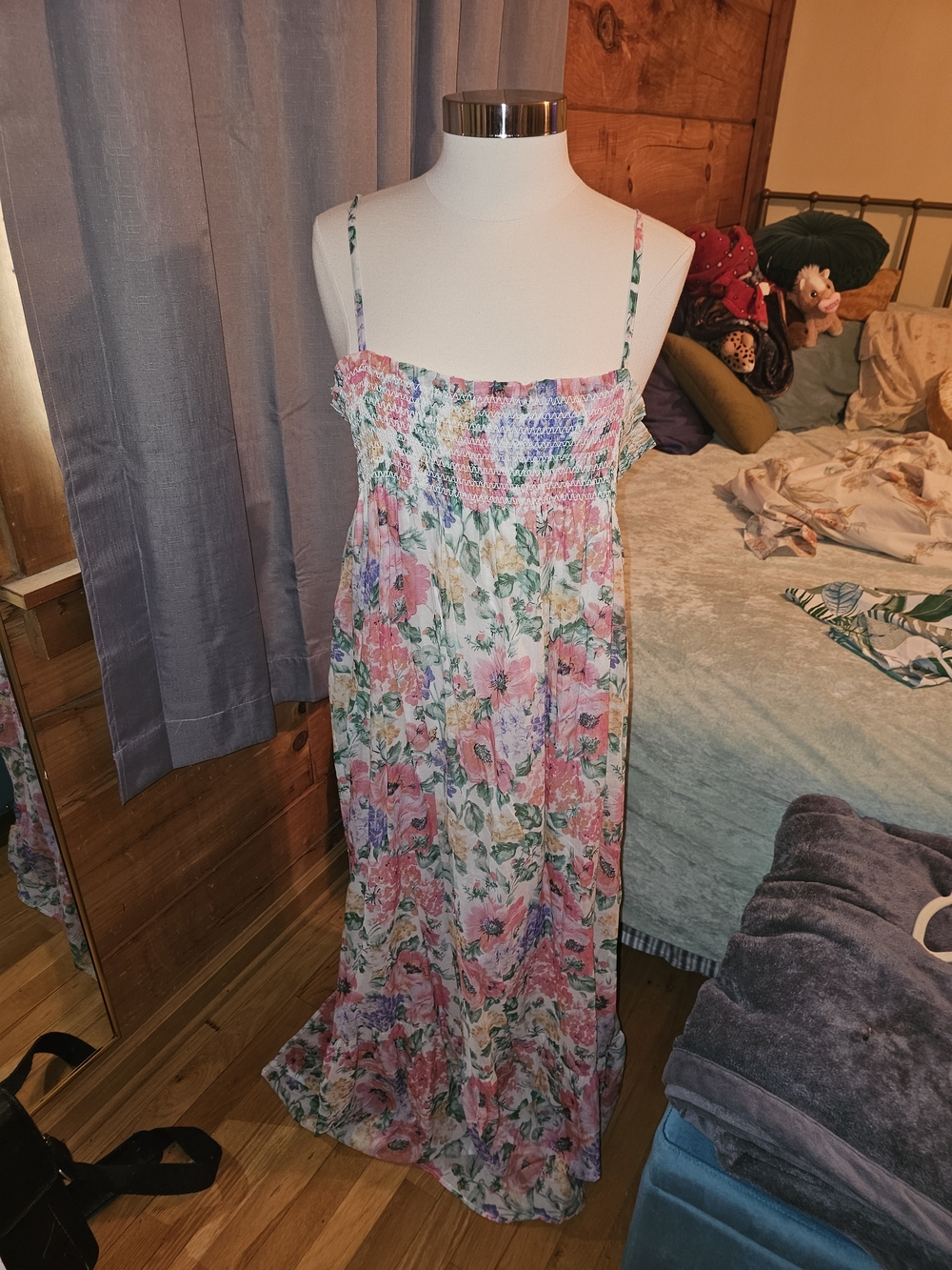 Auguste The Label Pink Floral Maxi Dress